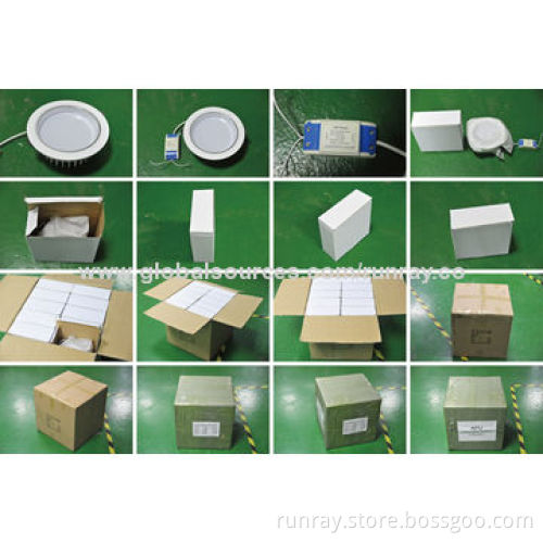 New Design 9W LED Ceiling Light with 80 to 110lm/W, Bridgelux Chip and 85 to 265V AC, PF>95%